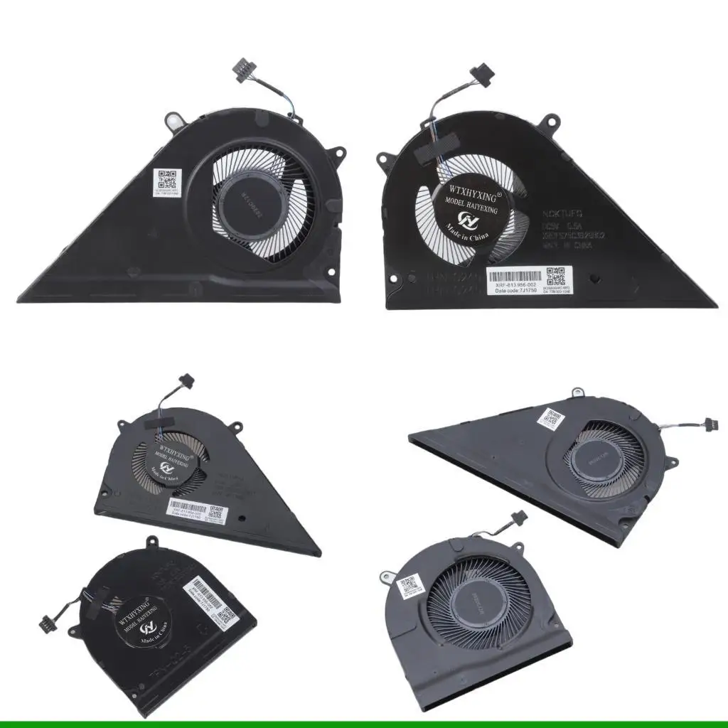 

U55C Модуль охлаждения процессора ноутбука, металлический вентилятор радиатора улучшает рассеивание тепла для моделей 15EG 15-EH