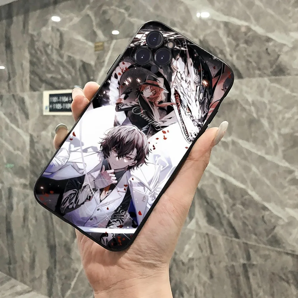 Bungou Stray Dogs Phone Case for iPhone 15 8 7 6 6S Plus X SE 2020 XR XS 14 11 12 13 Mini Pro Max Mobile Case