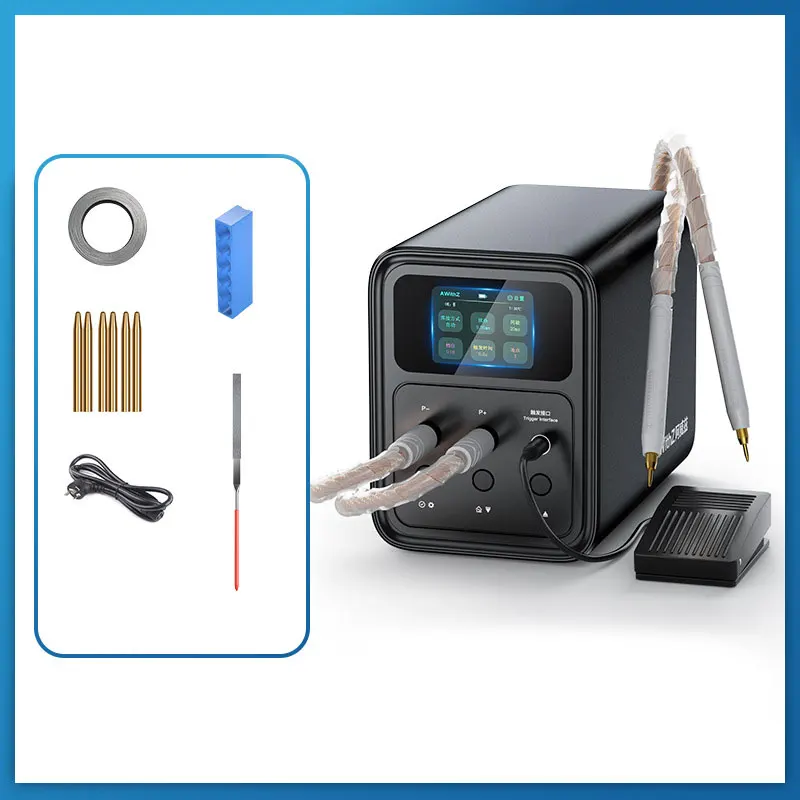 P120D Super Farad Capacitor 6590A 69.2KW High Power Portable Spot Welder, Battery Spot Welder (US/European Union Standard)