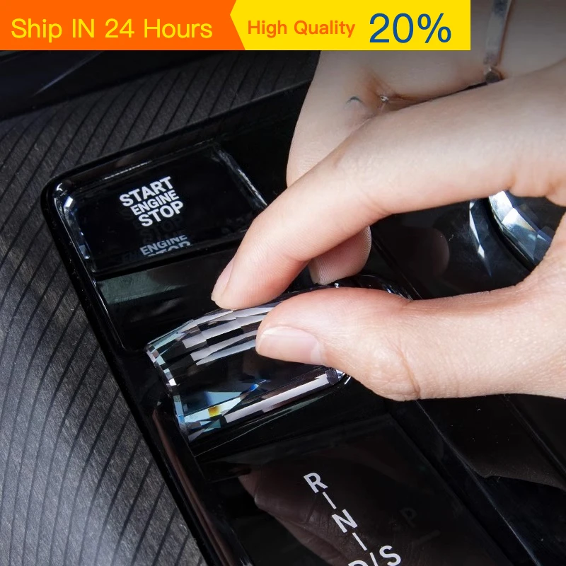 New For BMW X3 G45 2025 Crystal Gear Lever Paddle Media Volume Start Stop Button Knob Interior Modification Accessories High Qua