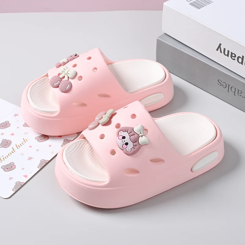 

Новые детские тапочки из ЭВА: легкие, удобные, для ванной, пляжа, дома, нескользящие, оригинальный дизайн, повседневные, роскошные, милые, для спальни