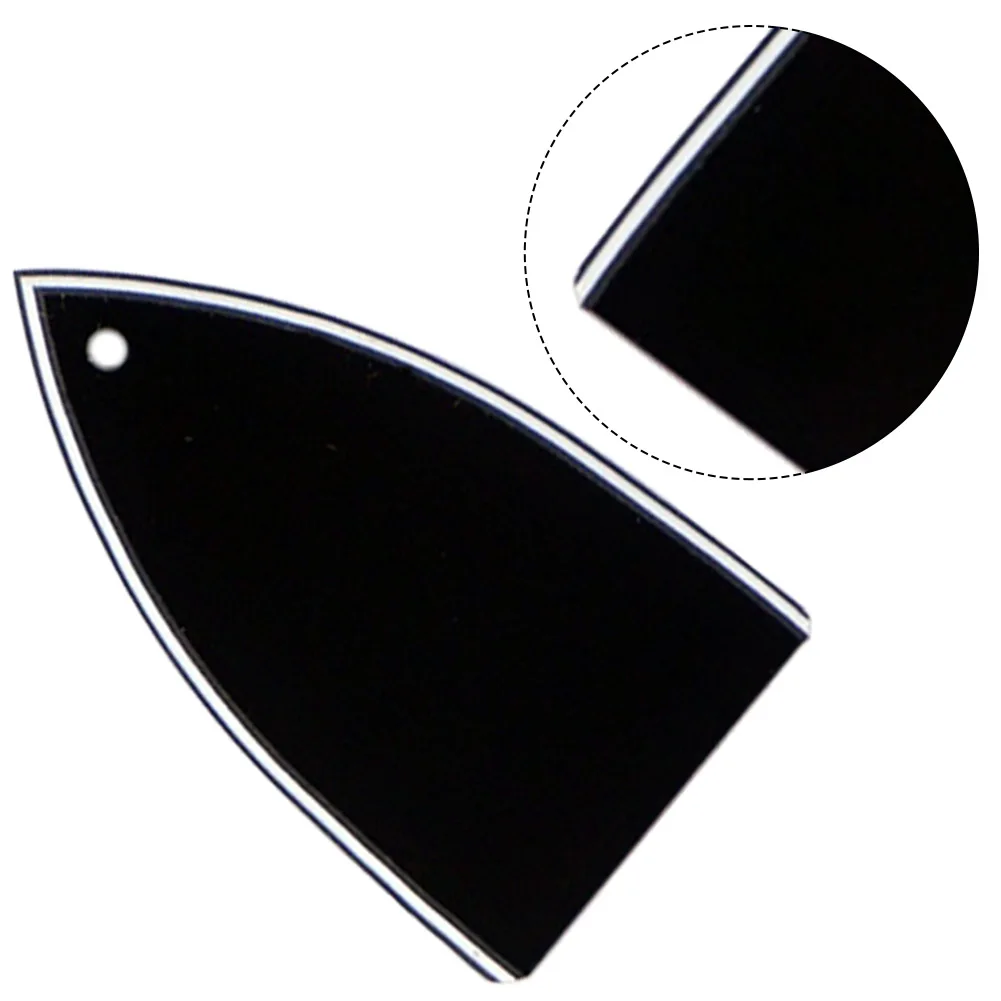 Electric Guitar Truss Rod Cover Plastic 1 Hole 3 Ply Covers Plate Cap Electric-bass Replacement Accessories