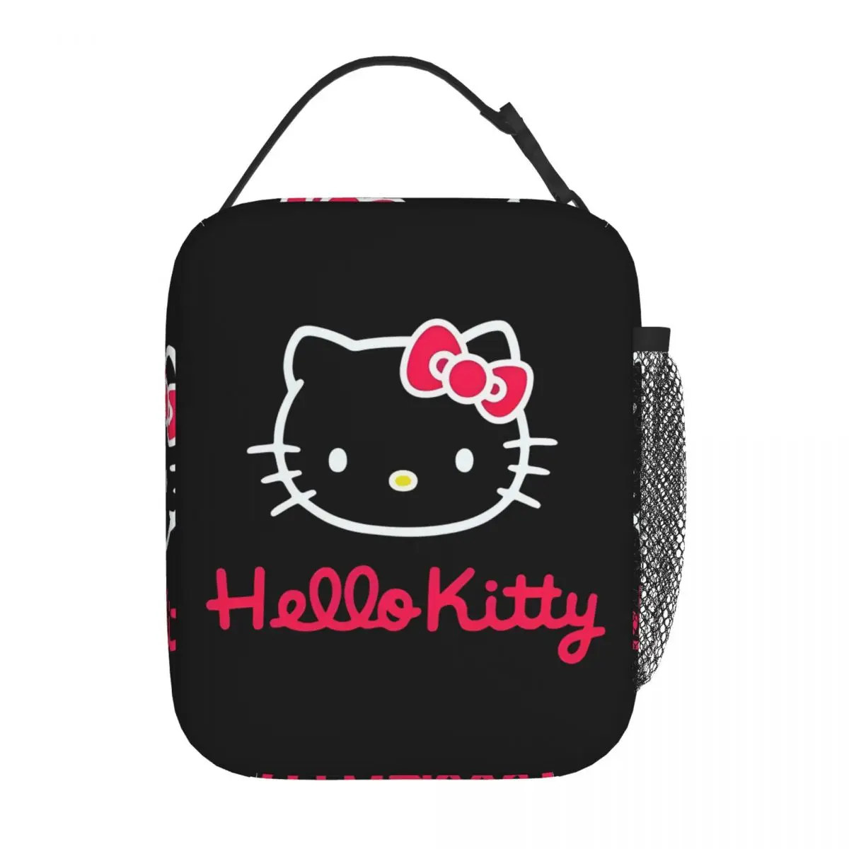 

Hello Kitty Insulated Lunch Bag Thermal Bag Meal Container Kawaii Cartoon Large Lunch Box Tote for Men Women College Picnic