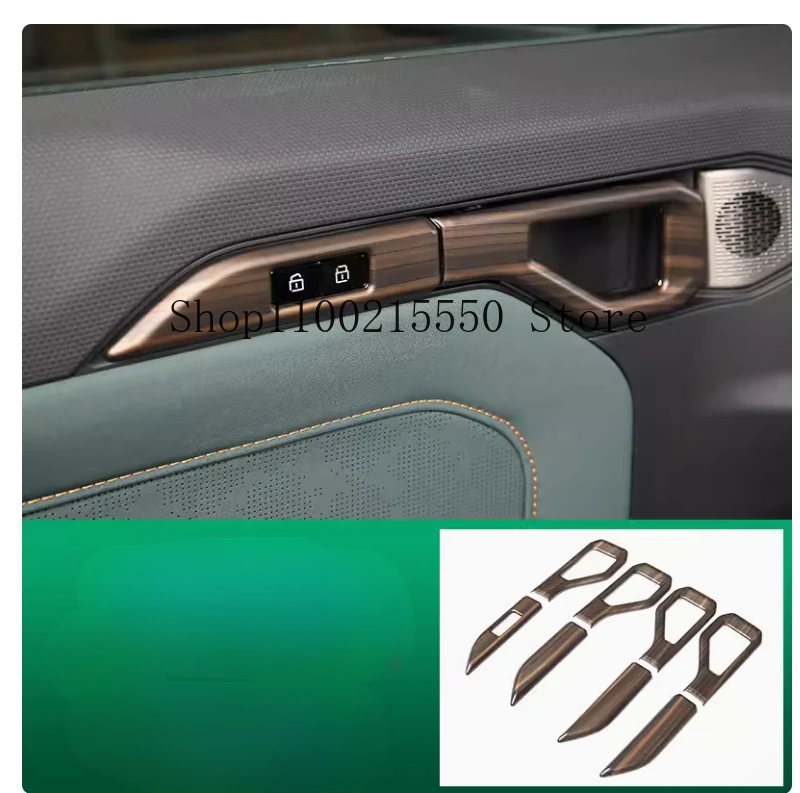 

Car Styling Interior Door Handle Panel Cover Decorative Protection Frame For 2023 2024 Chery Jetour Traveler Accessories