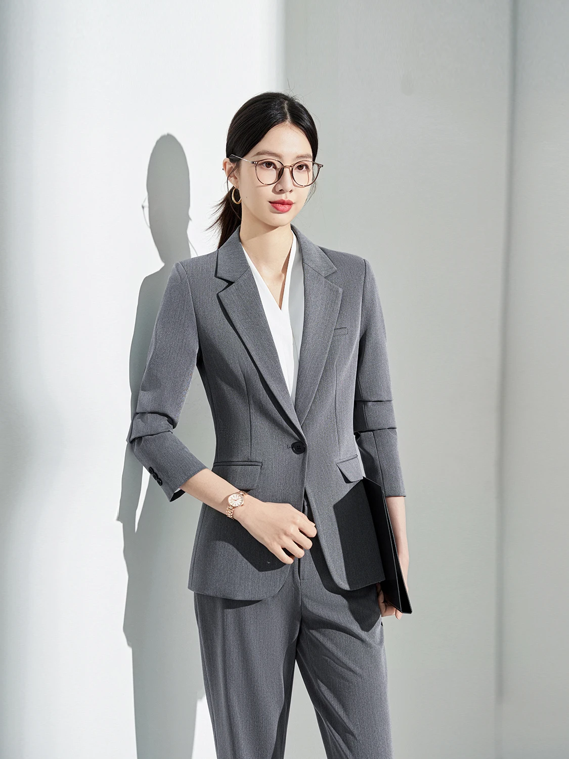 

High-End Commuter Style Women's Suit Jacket Slim Fit Fashionable Elegant Autumn New Arrival Polyester Fiber Full Lined