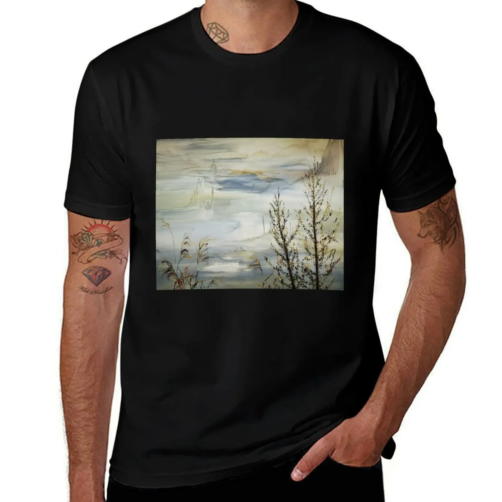 Grasses - Artemisia vulgaris T-Shirt Quick Dry Training Short Sleeve Tee T-Shirt
