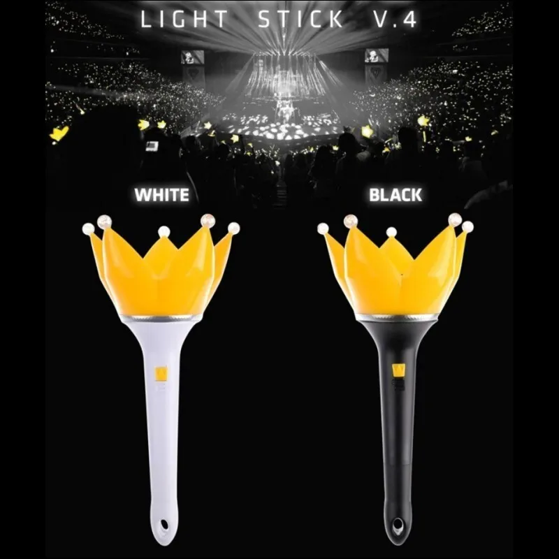 Bigbangs Lightstick Crown Lamp Ver.4 Lightstick Support Lamp KPOP Concerts Glow Lamp Fands Glow Stick Supplies Flash Toys Gifts