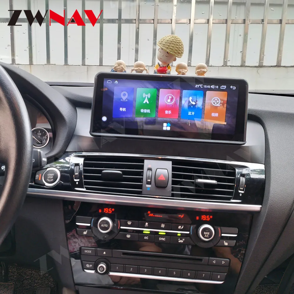 Carplay Androidauto 10.25 inch Touch Screen For Audi X3 2006 Android 14 GPS Navigation WIFI 4G Car Multimedia Player Head Unit
