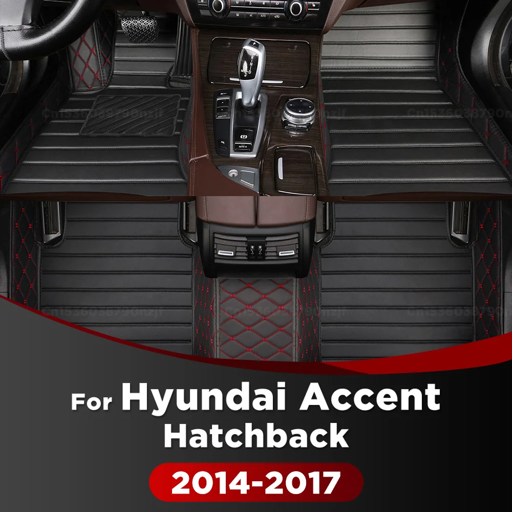 

Для Hyundai Accent Hatchback 2014-2017 16 15 автомобильные коврики на заказ автомобильные подушечки для ног автомобильный ковер чехол аксессуары для интерьера