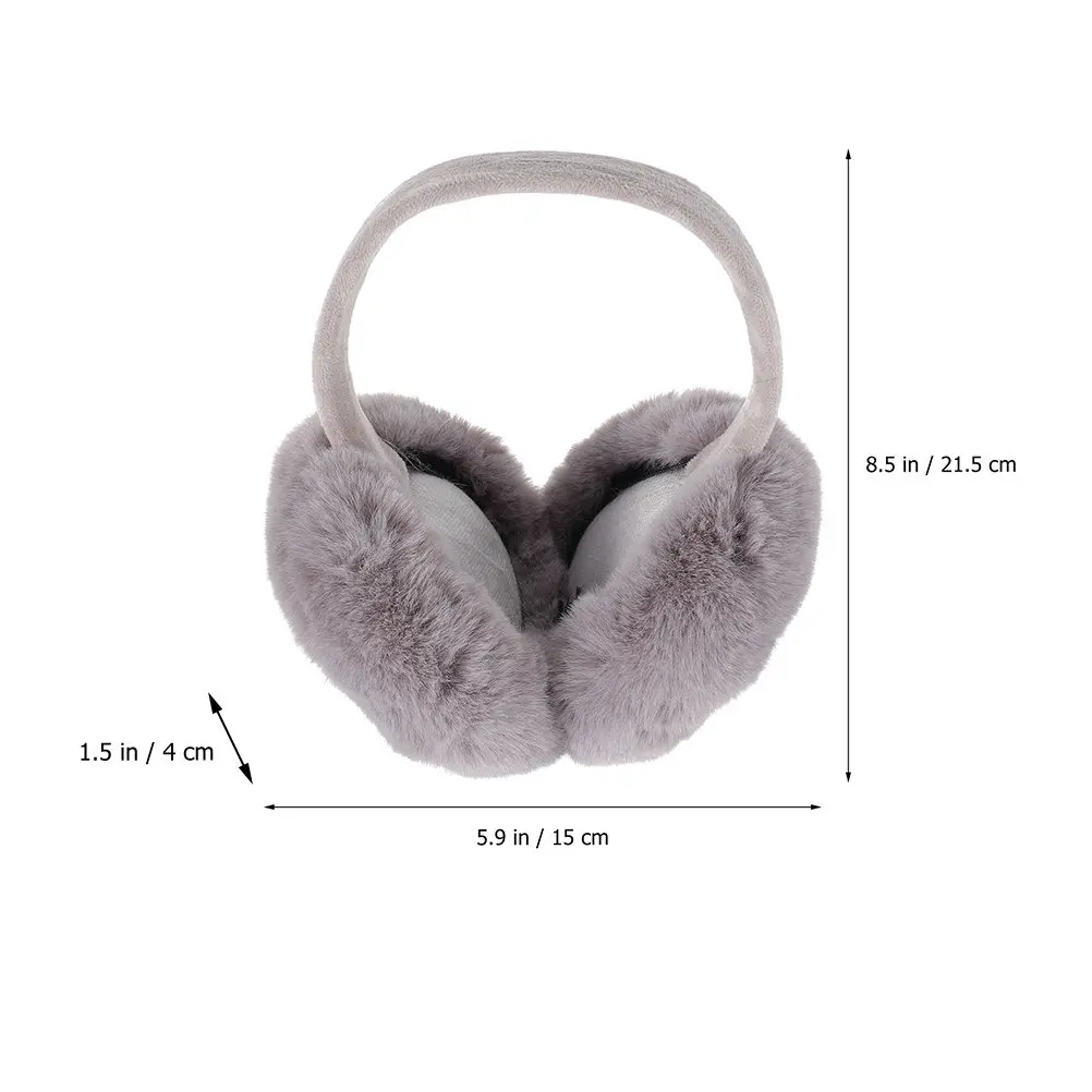2Pcs Unisex Winter Earmuffs Warm Comfortable Ear Protectors for Cold Weather Outdoor Sports Cycling Skiing Hiking Camping Travel