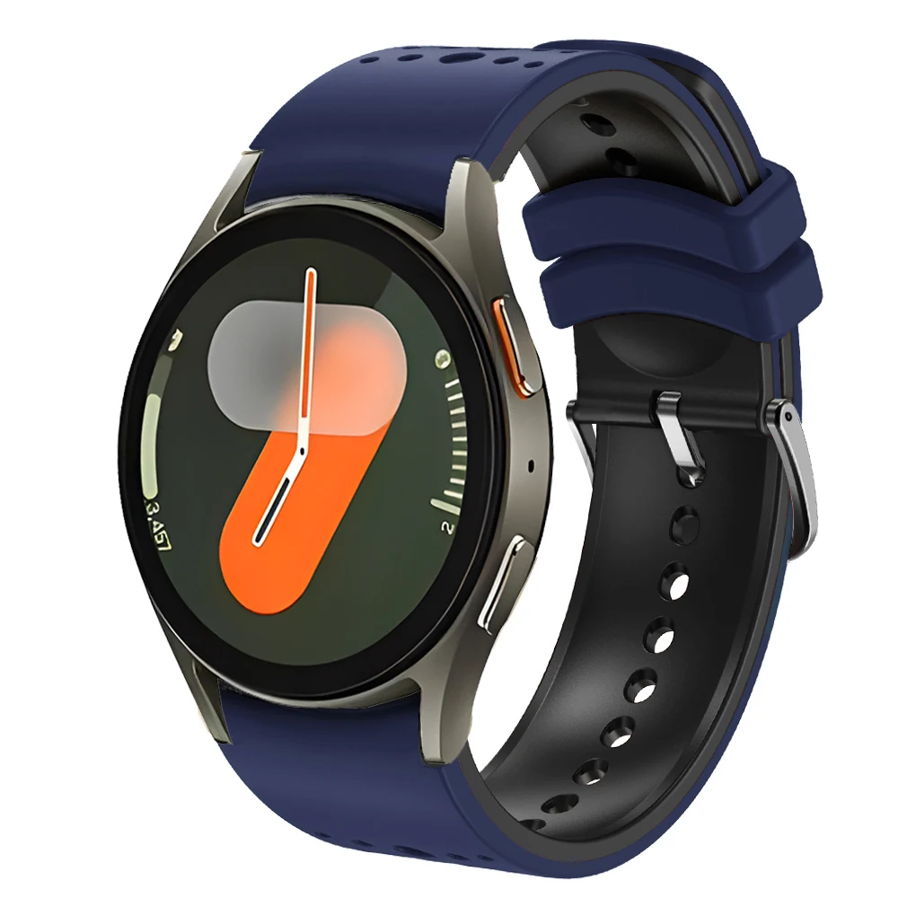 حزام رياضي من السيليكون لساعة سامسونج جالاكسي ، سوار كلاسيكي ، 6 ، 5 برو ، 44 من من من من السيليكون ، 40 من من من من من من من من الخارج ، 47 من من من من من الخارج ، 46 من الفرقة