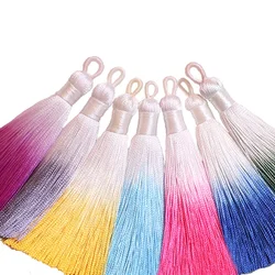 8cm Polyester Tassel Fringe Vintage Gradient Hanging Tassel Garments Decoration DIY Earring Accessory Fringe Trim Pendant