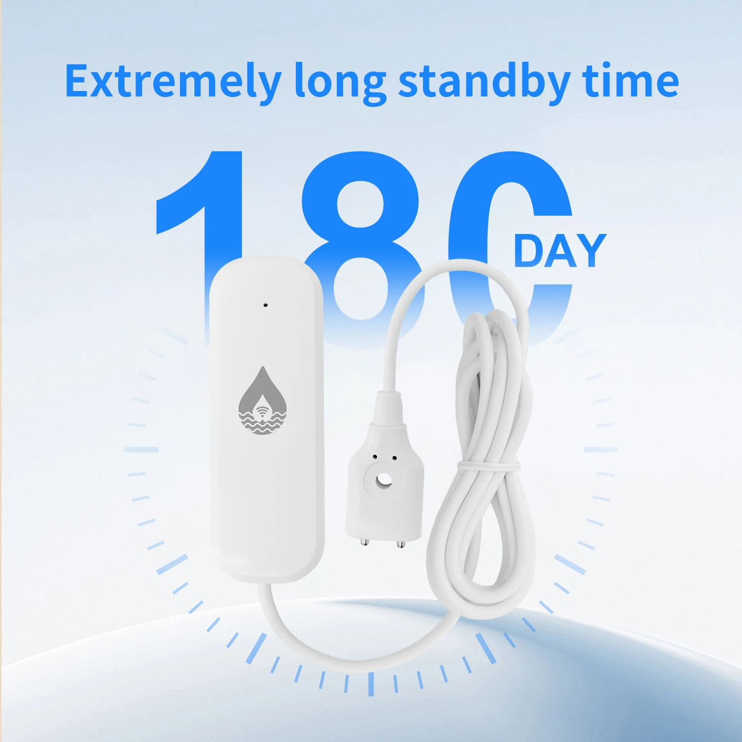 Tuya – capteur de fuite d'eau WiFi/Zigbee, application Smart Life, surveillance à distance, alarme d'inondation, sécurité domestique Alexa et Google Home