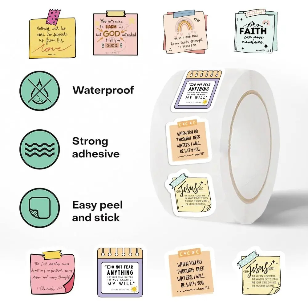 500pcs New Cute Reward Stickers Motivational Notebook Laptop Sealing Sticker Creative Note Encourage Sticker