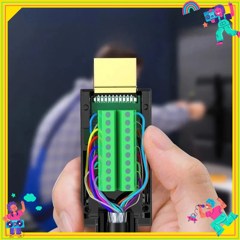 HDMI Connector Solderless 2.0 High-definition Wire Plug HDMI Welding Circuit Board DIY Male Terminal 4K HD Line Repair Adapter