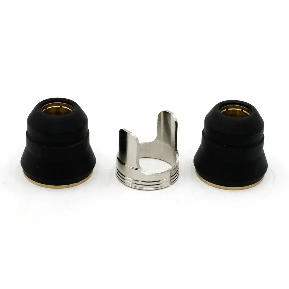 

3pcs S45 Plasma Shield Cup Stand Off for PT60 PT-60 IPT60 Cutter Torch Plasma Cutting Torch Shield PC0116 WSP-08014