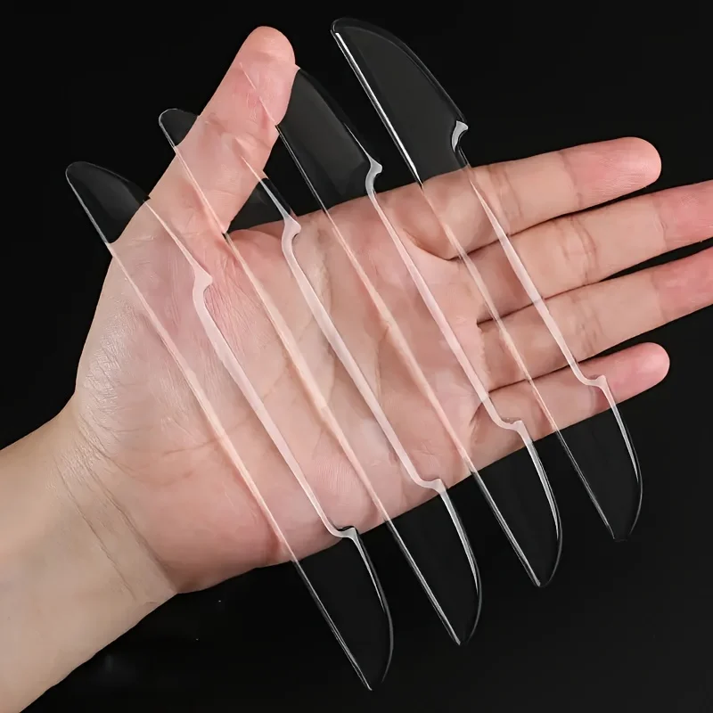 

Наклейки для защиты края двери автомобиля, невидимые и прозрачные, защищают двери автомобиля. Прозрачные наклейки для предотвращения столкновений - сторона