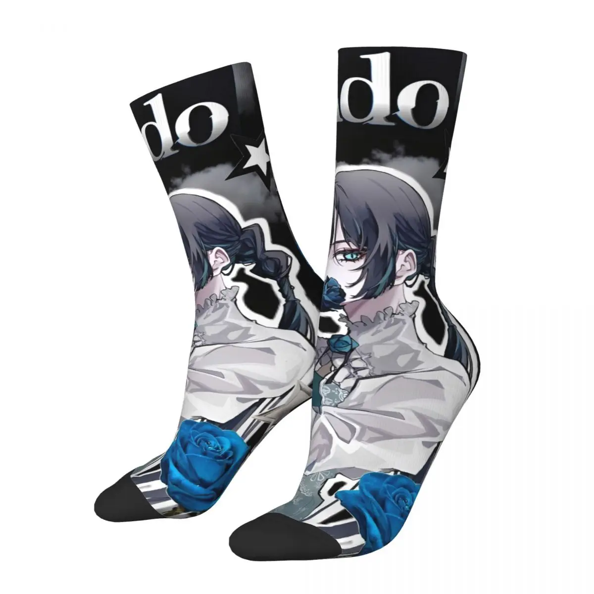 Ado Wish Tour japon chanteur chaussettes Ado Hibana World Tour 2025 bas modernes automne antidérapant adultes hommes chaussettes chaussettes d'escalade