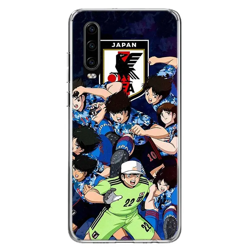 Captain Tsubasa Anime Case Phone Cover for Huawei P30 Lite P40 P20 P10 Mate 10 20 Pro P Smart Z 2019 Y5 Y6 Y7 Y9S Trend Fundas