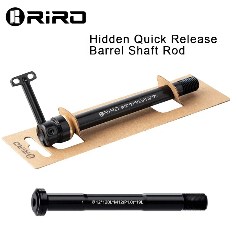 

Сверхлегкий скрытый быстросъемный стержень RIRO для велосипедов: аксессуары из алюминиевого сплава QR, MTB и шоссейных велосипедов 12/15 мм