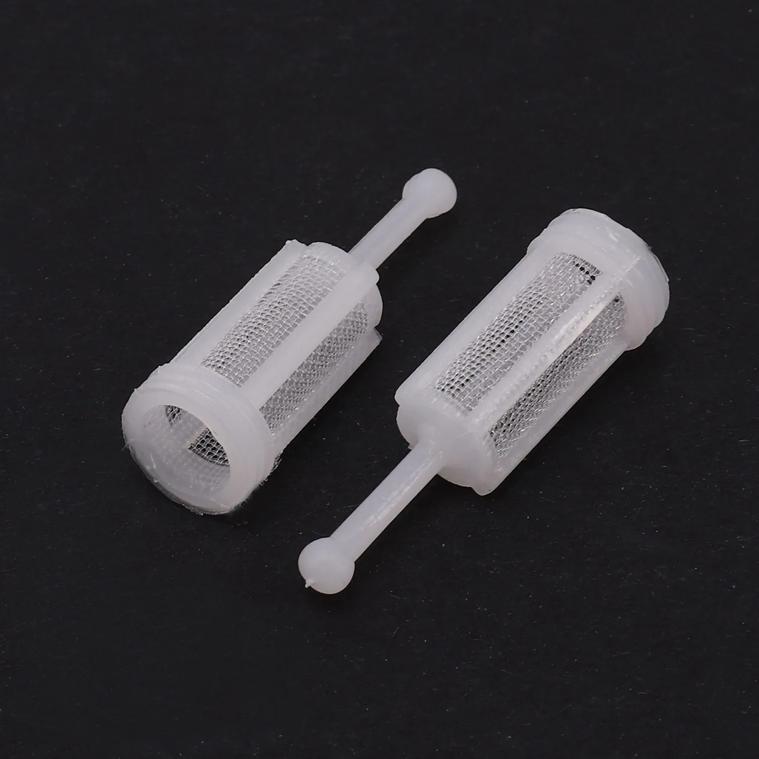 10 шт., пластиковые гравитационные фильтры для распыления, диаметр 11 мм, общая длина 36 мм, адаптируются к большинству растворителей