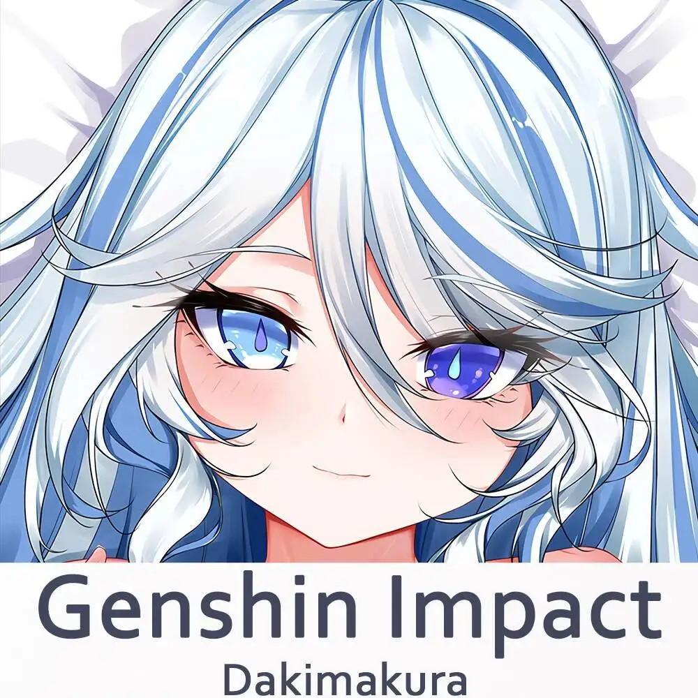 

Genshin Impact Furina Dakimakura 2WAY Hing Body Case Anime Pillow Cushion Cover
