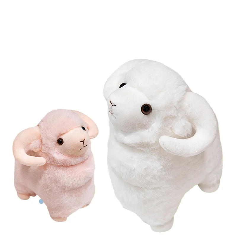 

25/35/45cm Simulation Sheep Plush Toys Stuffed Soft Kawaii Plush Sheep Alpaca Plush Pillow Birthday Gift Home Decor