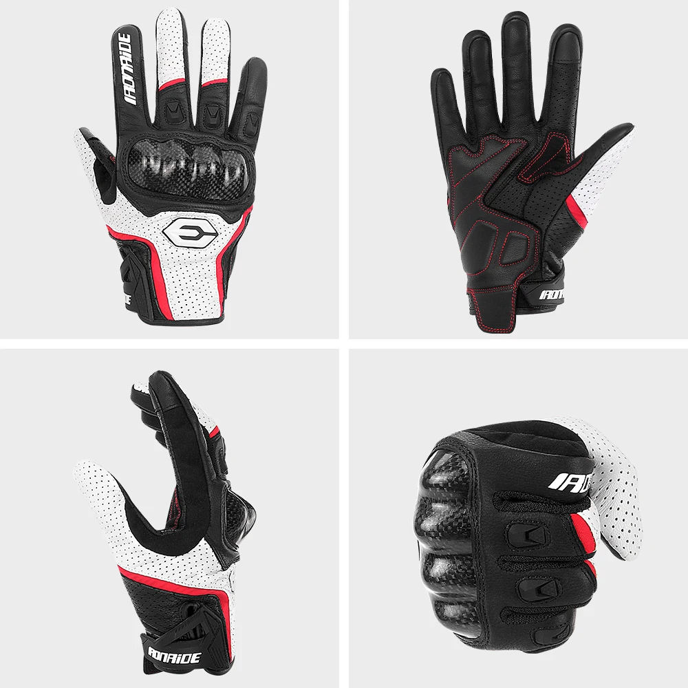 

Motorcycle Gloves Touch Screen Anti Slip And Wear-resistant Full Finger Sports Gloves Bicycle Gloves Anti Fall And Breathable