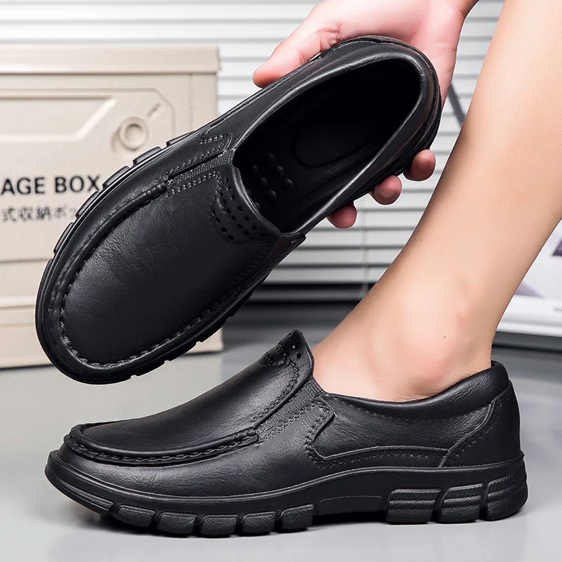 Chef shoes four season plus size men\'s anti slip oil resistant waterproof light comfort breathable Hotel kitchen work EVA shoes