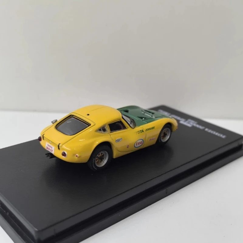 DEA 1/64 Skala TYT 2000GT 1966 Model Samochodu ze Stopu Symulacja Statyczna Kolekcja Dekoracja Prezent Świąteczny Zabawki Pamiątka