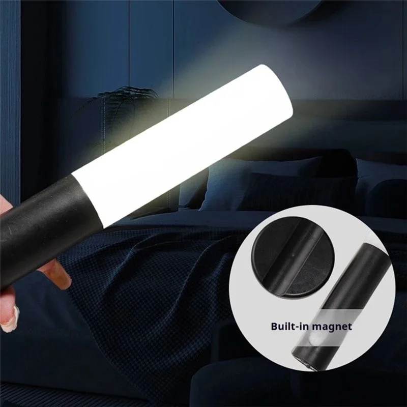 Intelligent LED Rechargeable Human Body Induction Night Light Corridor Wall Light Toilet Wall Induction Household Black