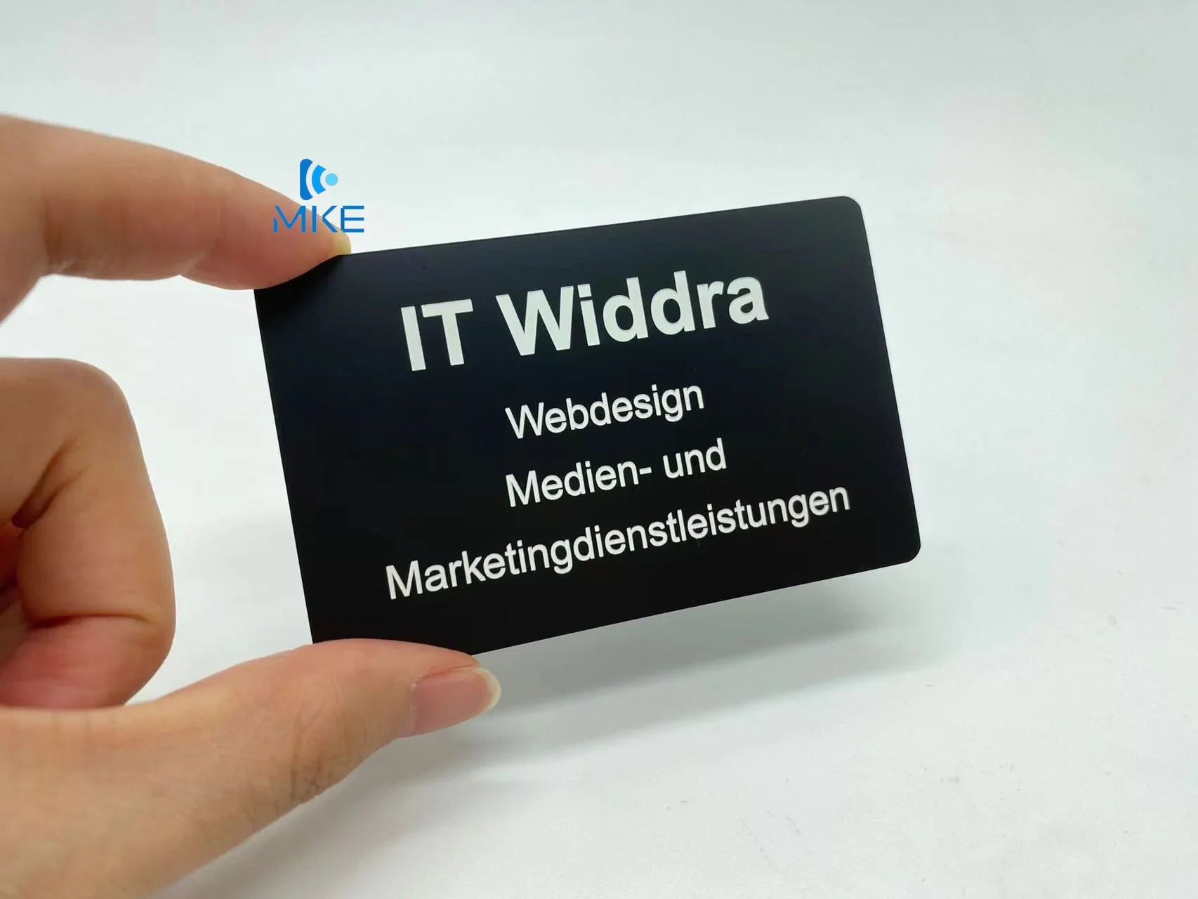 Shiny Mirror Stainless Steel Metal Business Cards Gold