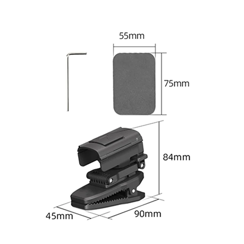 【تخليص البيع!】حامل الكاميرا الرياضية Pocket 3 360 ° الدورية التمساح كليب التصوير في الهواء الطلق على ظهره كليب الوقوف لجيب #6