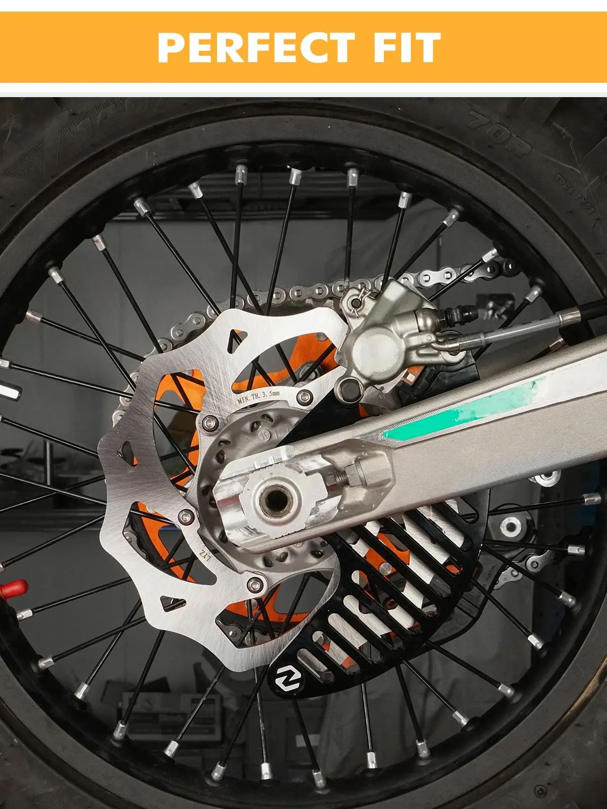 AliExpress NICECNC 2025 2024 For Stark Varg EX MX Rear Brake Disc Rotor Brake Disc Guard Stunt Kit For STARK VARG MX Accessories Electric Dirt Bike