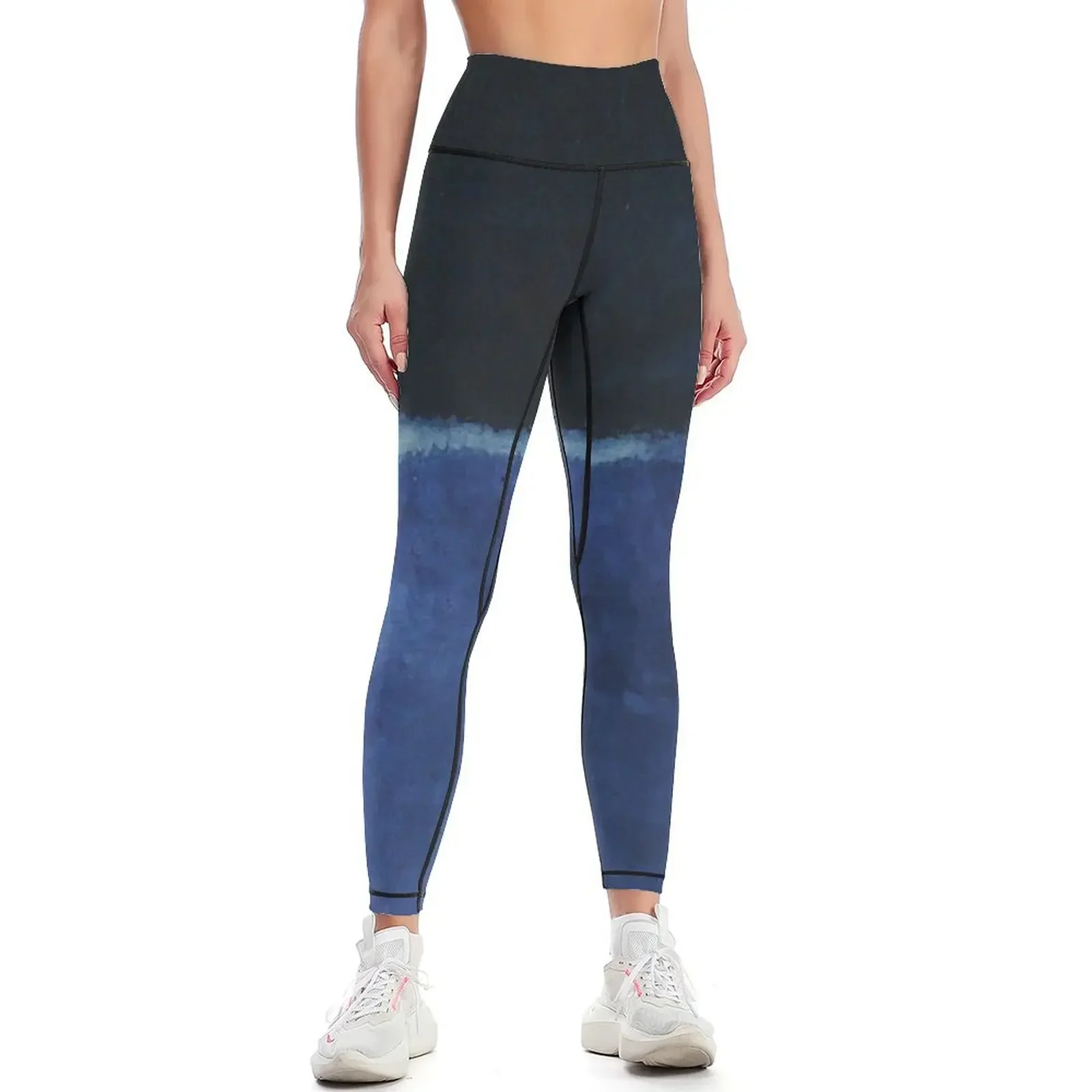 

Mark Rothko Painting Style Art Dark Blue 9 Leggings sport legging gym clothing sport pants Womens Leggings