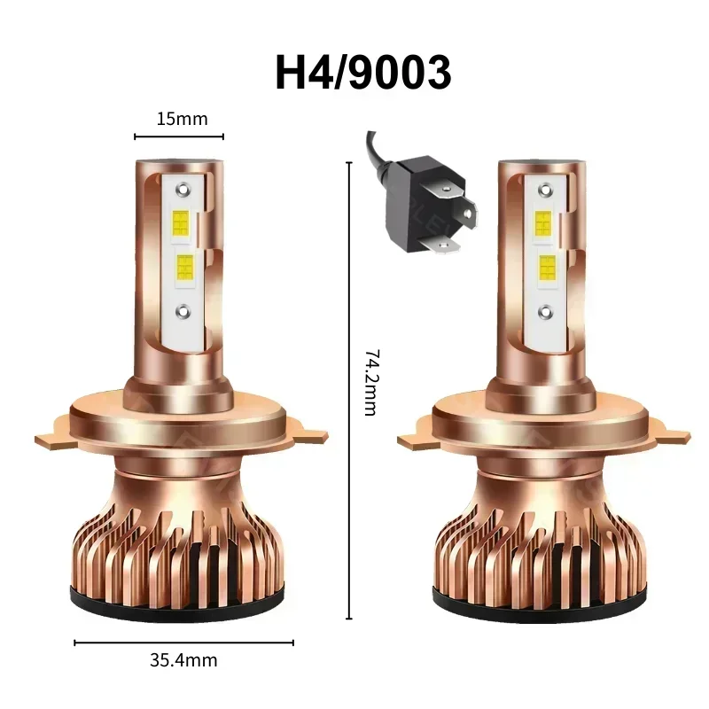 Replace LED Headlight High Low Beam Bulbs 300W 30000LM/Pair For Daewoo Matiz Headlight 1998 1999 2000 2001 2002 2003 2004 2005