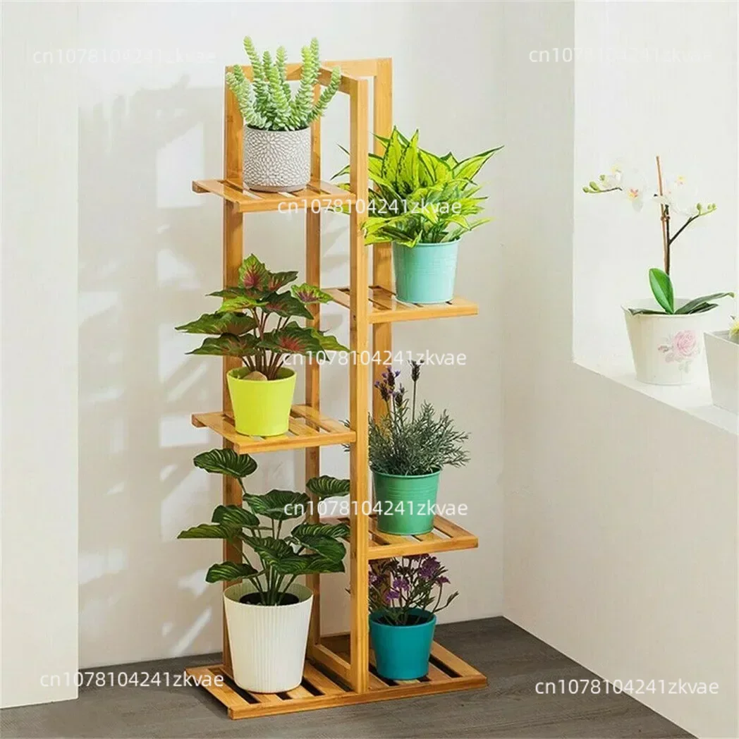 5/6 Layer Plant Rack Multi Flowered Pot Rack Indoor and Outdoor Flowerpot Display Rack