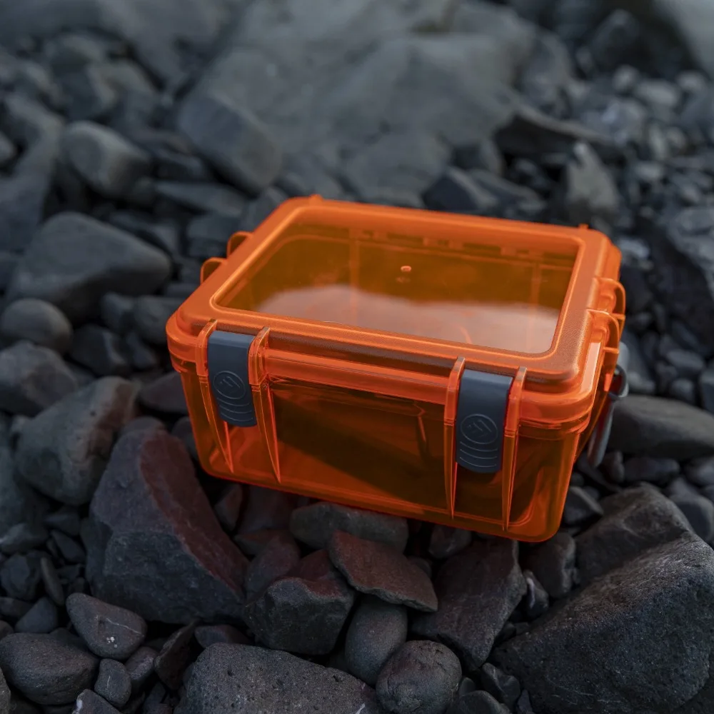 

Большой водонепроницаемый сухой ящик для уличных товаров, оранжевый, 8 x 6,75 x 3,5 дюйма