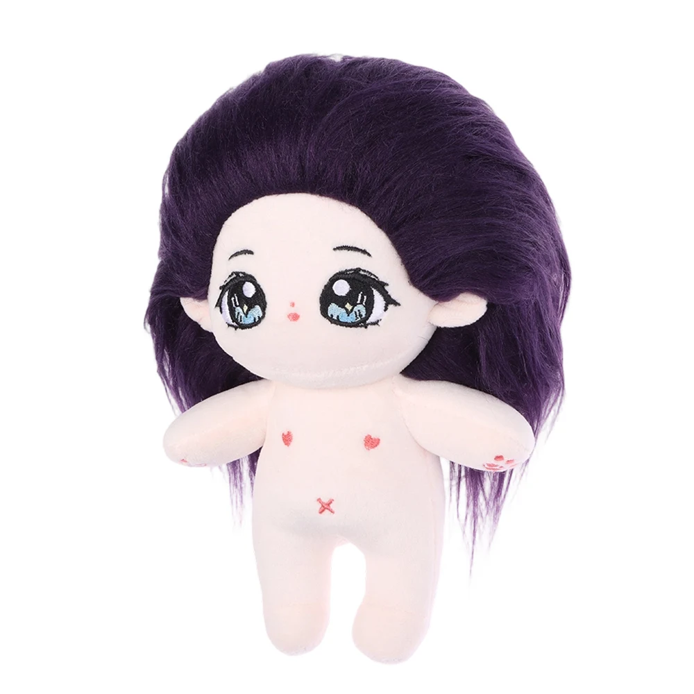 Durable 20cm Cotton Doll Soft Stuffed Can Be Placed in A Shape Dress Up Dolls Anime Cartoon Cute Toy