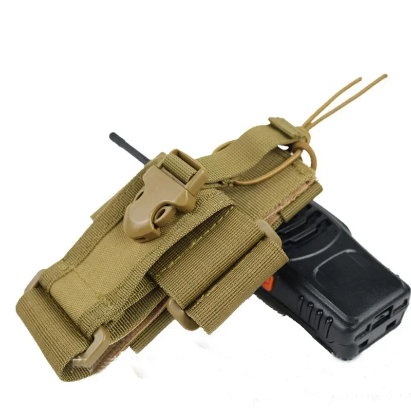 ユニバーサル戦術野生戦争多機能ポータブル保護ケースバッグほとんどのトランシーバーインターホン用