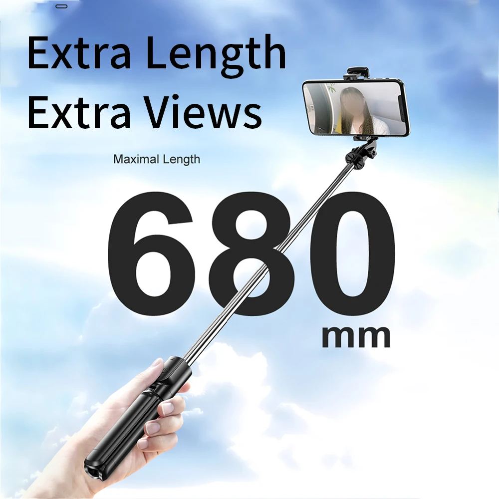 Handheld Selfie Stick Tripod Desktop Stand Outdoor Live Video Multi-function Shooting