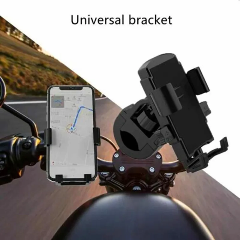 Motorcycle Bike Phone Holder Bicycle Cellphone Stand Adjustable Support MTB Bike Handlebar Silicone Mount Holder Universal