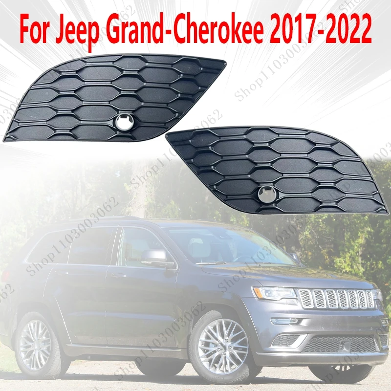 

Fog Light Frame For Jeep Grand-Cherokee 2017 2018 2019 2020 2021 2022 Car Exterior Front Decorative Cover 68335073AA 68335072AA