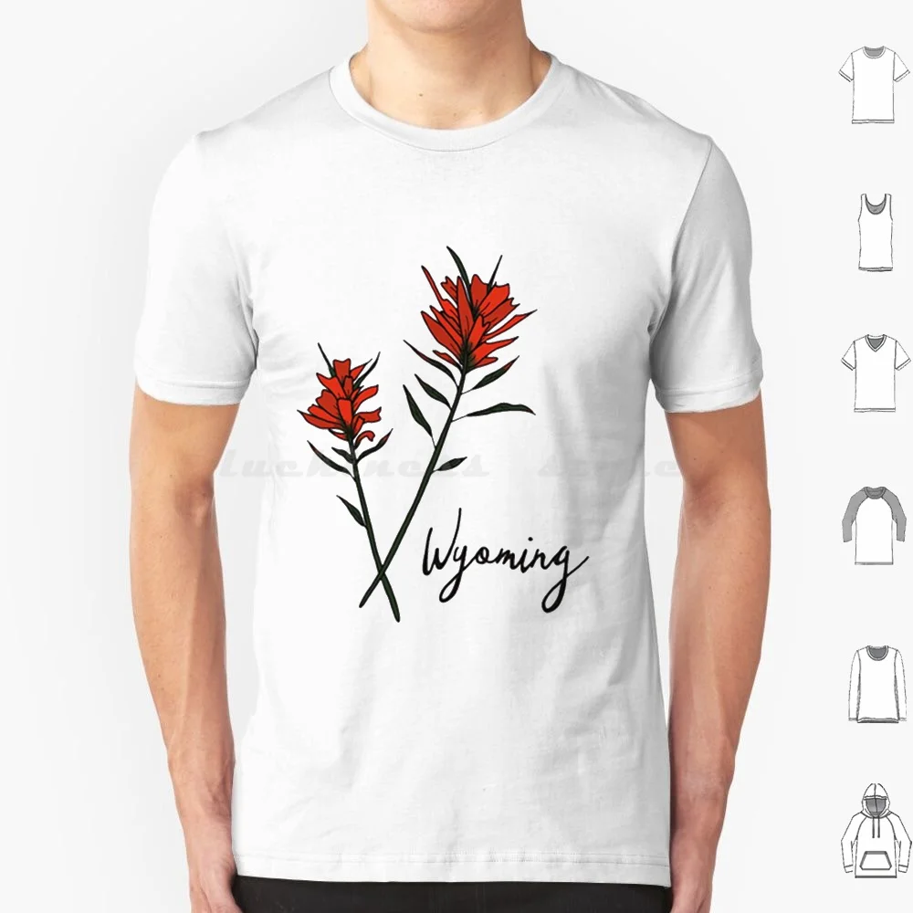 Wyoming Indian Paintbrush T Shirt Big Size 100% Cotton New York Retro Telly Vintage Cute Casper The Friendly Ghost Casper Film