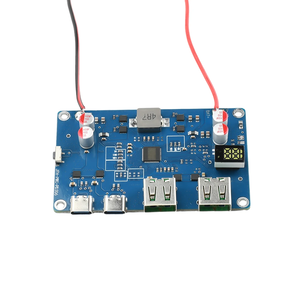 

100W PD QC Bidirectional Fast Charging Mobile Power Module 2-6S Lithium Battery Protection Motherboard Support MPPT