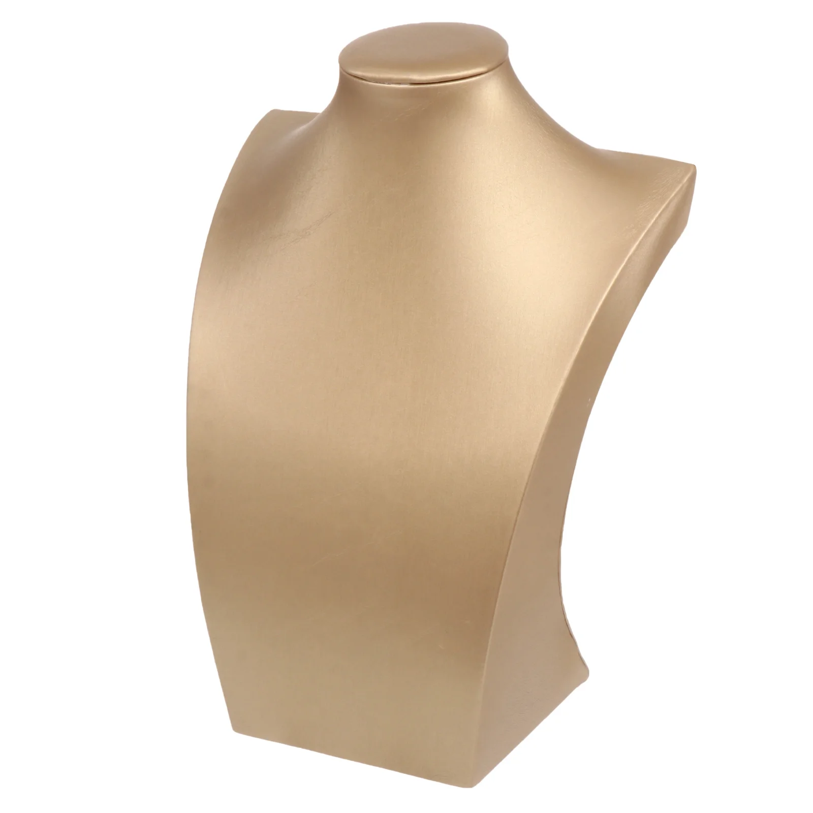 1Pcs Necklace Display Stand Neck Bust Design Brushed Jewelry Display Rack Pendant Organizer Shelf Neck Bust Stand