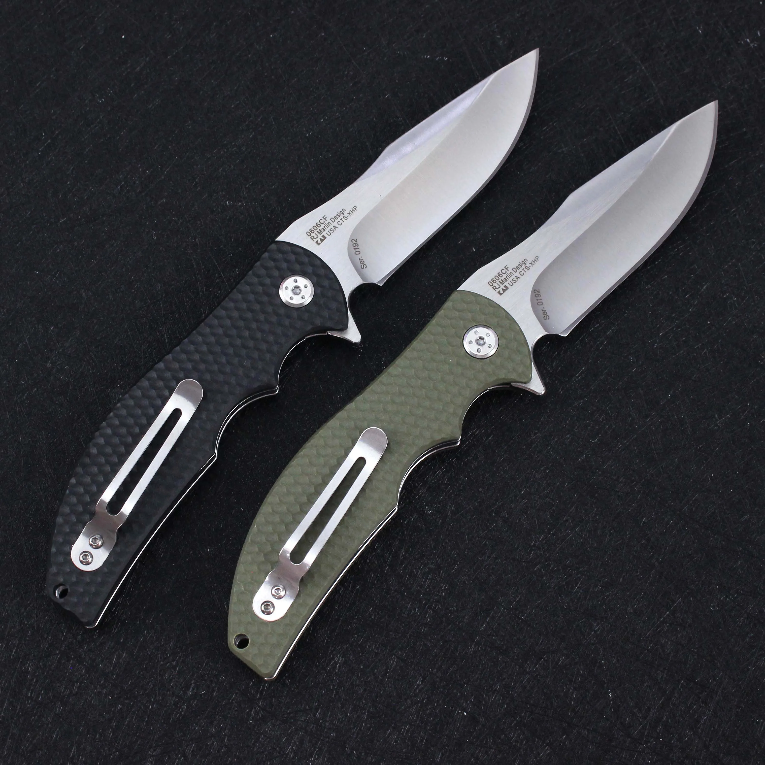 New 0606 Knife Stainless steel G10 Handle Bearing Foldable Knife Tactical Hunting Camping Survival Tool Outdoor EDC Clip