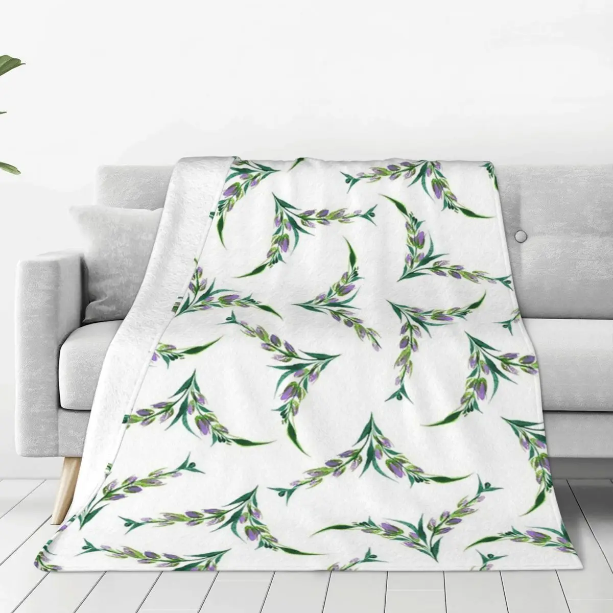 Petrykivka Ukraine.Bright Plant Print Blanket Fleece Super Soft Sofa Throw Blankets For Couch Bedding Throws Bedspread Quilt