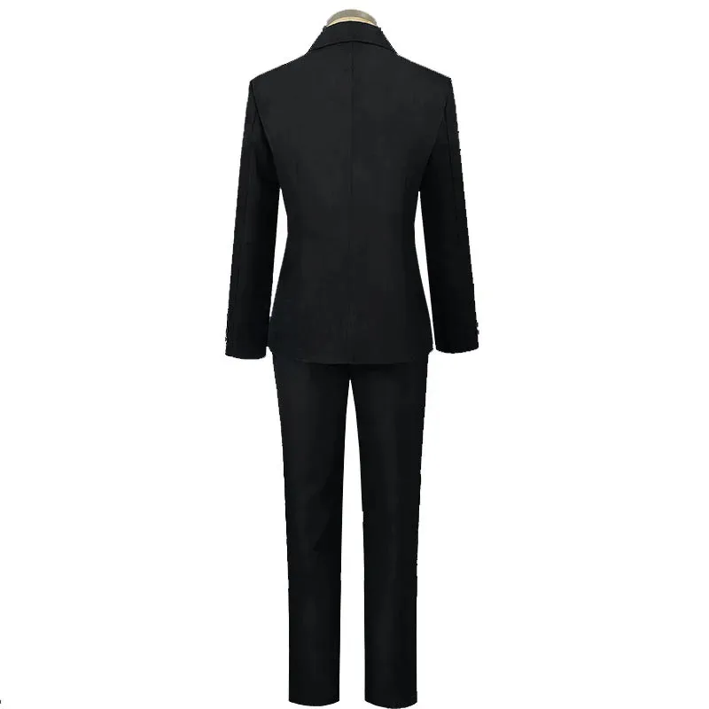 DY20Kobeni Higashiyama Makima Power Denji Aki Strój Cosplay Czarny Mundurek Męski Damski Devil Hunters Uniform25