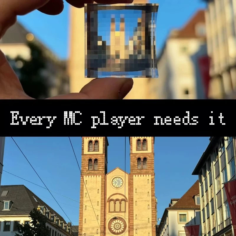 

Pixel Stone Mosaic Filter Crystal Take Pictures Originality Art Toy Gift Box Photography Creative Decoration Girl Boyfriend